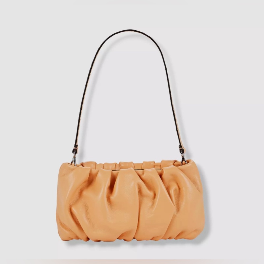 STAUD Bean Convertible Bag. Dawn/Silver.